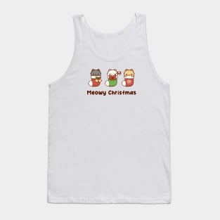 "Meowy Christmas" | Holiday Tank Top